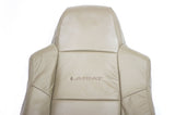 2002 Ford F250 F350 Lariat -Driver PERFORATED Leather Lean Back Seat Cover TAN- - usautoupholstery