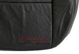 2007 2008 Ford F150 Lariat -Passenger Side Bottom Leather Seat Cover Black - usautoupholstery