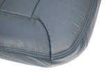 1995-1999 GMC Sierra K3500 *Driver Bottom Replacement Leather Seat Cover Blue - usautoupholstery