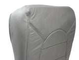 1999 Ford F-350 Lariat -Driver Side Bottom Replacement Leather Seat Cover GRAY - usautoupholstery