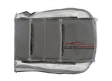 05 06 07 Ford F250 F350 Lariat 4X4 Diesel Driver Bottom Leather Seat Cover GRAY - usautoupholstery