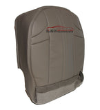 02-07 Jeep Cherokee Driver Bottom Synthetic Leather Seat Cover Gray Pattern - usautoupholstery