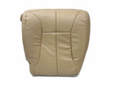 1999 Dodge Ram 2500 SLT Driver Side Bottom Synthetic Leather Seat Cover Tan - usautoupholstery