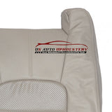 1999-2002 Cadillac Escalade Driver Lean Back PERFORATED Leather Seat Cover Shale - usautoupholstery