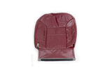 1995-1999 Chevy Silverado LT z71 Driver Bottom Leather Seat Cover RED/Burgundy - usautoupholstery