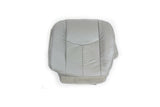 03-07 Chevy 2500HD 3500 4X4 Diesel LT Passenger Bottom LEATHER Seat Cover GRAY* - usautoupholstery