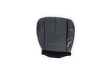 2007-08-2009 Chevy Tahoe (All Types) Driver Side Bottom Leather Seat Cover Black - usautoupholstery