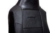 03-04 Ford F250 F350 F450 Lariat *Driver Side Leather Lean Back Seat Cover BLACK - usautoupholstery