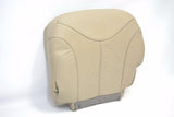00-02 GMC Yukon XL SLT Suburban Tahoe Driver Side Bottom LEATHER Seat Cover TAN - usautoupholstery