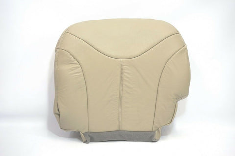 2000 2001 2002 GMC Yukon SLT Driver Side Bottom LEATHER Seat Cushion Cover Tan - usautoupholstery