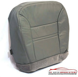 00 Ford Excursion Limited Driver Bottom Replacement Leather Seat Cover GRAY - usautoupholstery