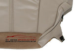 2002 GMC Yukon SLT Driver Side Bottom Replacement LEATHER Seat Cover Shale Tan - usautoupholstery