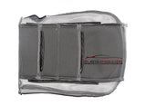 2002-2007 F250 F250 Lariat -Driver Bottom Replacement Leather Seat Cover GRAY - usautoupholstery