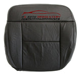 2007 2008 Ford F150 Lariat -Passenger Side Bottom Leather Seat Cover Black - usautoupholstery