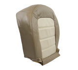 2005 Ford Explorer Eddie Bauer -Driver Side Bottom Leather Seat Cover 2-Tone Tan - usautoupholstery