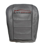 2005 Ford F250 Lariat 4X4 5.4L V8 6.8L V10 Driver Bottom Leather Seat Cover GRAY - usautoupholstery