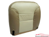 2000 Chevrolet Tahoe Z71 Driver Bottom Replacement Leather Seat Cover 2-Tone Tan - usautoupholstery