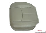 03-07 GMC Sierra 3500 SLT LT Diesel *Driver Side Bottom LEATHER Seat Cover Gray* - usautoupholstery