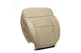 05 To 08 Ford F150 Lariat FX4 Super Crew Driver Bottom LEATHER Seat Cover - Tan - usautoupholstery