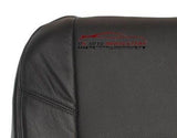 08 09 10 Cadillac Escalade Passenger Bottom Perforated Leather Seat Cover Black - usautoupholstery