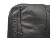 2004 04 Dodge Ram 1500 Laramie Passenger Bottom Leather Seat Cover Dark Gray - usautoupholstery