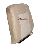 2006 Ford Explorer Eddie Bauer Driver Lean Back Leather Seat Cover 2 Tone Tan - usautoupholstery