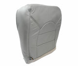 1999 Ford F250 Lariat -DRIVER Side Bottom Replacement Leather Seat Cover GRAY - usautoupholstery