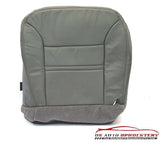 2000 2001 - Ford Excursion Limited DRIVER Side Bottom LEATHER Seat Cover GRAY - usautoupholstery