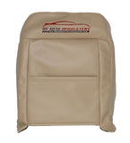 2006 Ford Explorer Eddie Bauer Driver Lean Back Leather Seat Cover 2 Tone Tan - usautoupholstery
