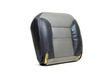 2000 Chevrolet Tahoe Z71 4x4 Driver Side Bottom Leather Seat Cover 2-Tone Gray - usautoupholstery