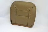 1995-1999 GMC Sierra K3500 Driver Side Bottom Replacement Leather Seat Cover TAN - usautoupholstery