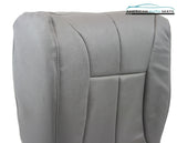 2000 2001 Dodge Ram Laramie Driver Side Bottom Synthetic Leather Seat Cover Gray - usautoupholstery