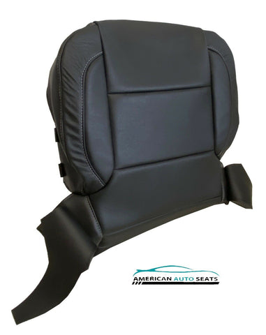 2015-2018 Chevy Tahoe Front Driver Bottom Perforated Leather Seat Cover "Black"