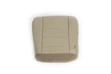2005 Ford F250 Lariat Crew DRIVER Side Bottom Replacement Leather Seat Cover TAN - usautoupholstery
