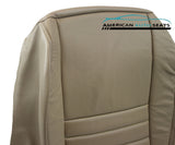 2000  Ford Mustang GT Driver Side Bottom Replacement Leather Seat Cover Tan - usautoupholstery