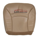 2000 2001 2002 Ford E150 Chateau Driver Bottom Vinyl Perforated Seat Cover Tan - usautoupholstery