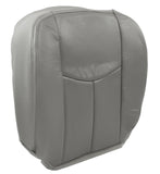 2003-2004-2005-2006 Chevy Silverado Driver Side Bottom Leather Seat Cover Gray - usautoupholstery