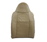 2001 F250 Lariat Crew -Driver Side Lean Back Perforated Leather Seat Cover TAN- - usautoupholstery