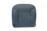 1998 1999 GMC Suburban Yukon SLT SLE *Driver Side Bottom LEATHER Seat Cover Blue - usautoupholstery