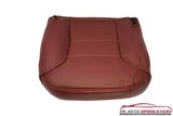 1995 1996 1997 GMC Sierra 3500 Z71 SLT SLE Driver Bottom Leather Seat Cover RED - usautoupholstery