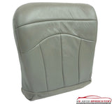 1999 Ford F150 Lariat Quad Club Cab - Driver Bottom Leather Seat Cover GRAY - usautoupholstery