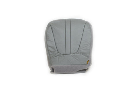 2000-2002 Ford Expedition Eddie Bauer Driver Side Bottom Leather Seat Cover GRAY - usautoupholstery