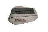 2005 Chrysler 200 300 Driver Side Bottom Leather Seat Cover 2 Tone Gray / Black - usautoupholstery