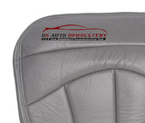 2000 - Ford F-150 Lariat Super F150 Driver Side Bottom Leather Seat Cover GRAY - usautoupholstery