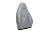 1998 Ford Expedition Driver Side Lean Back Replacement Leather Seat Cover Gray - usautoupholstery