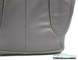 98 99 00 01 02 Dodge Ram Driver Side Bottom Synthetic Leather Seat Cover GRAY - usautoupholstery