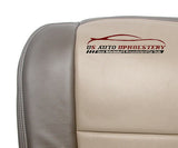 2004 - Ford Excursion Eddie Bauer DRIVER Bottom Leather Seat Cover - 2 Tone Tan - usautoupholstery