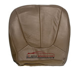 2001 Ford Expedition Eddie Bauer Driver Side Bottom Leather Seat Cover TAN - usautoupholstery