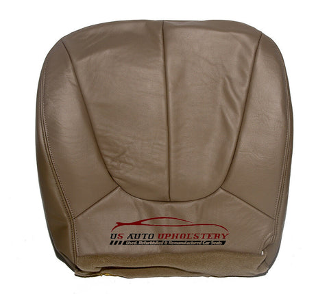 2001 Ford Expedition Eddie Bauer Driver Side Bottom Leather Seat Cover TAN - usautoupholstery