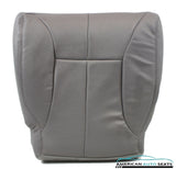 2000 2001 Dodge Ram Laramie Driver Side Bottom Synthetic Leather Seat Cover Gray - usautoupholstery